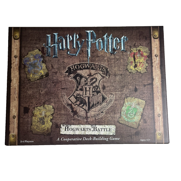 Harry Potter Hogwarts Battle Board Game Cooperative Deck Building COMPLETE EUC - Picture 1 of 8